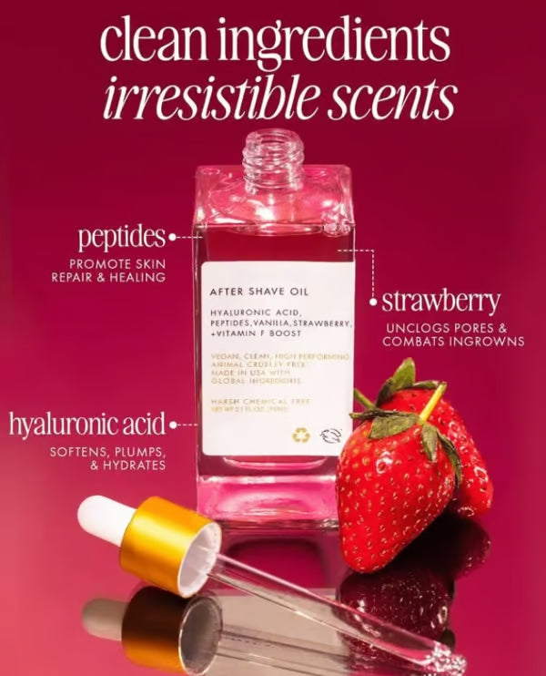 Early Spring 49% OFF🍓After Shave Oil - Strawberry & Vanilla Scent