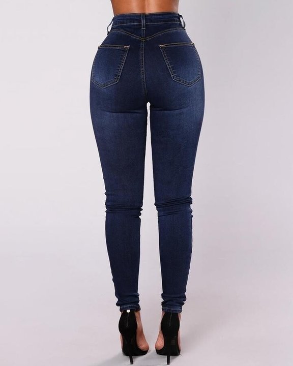 đ„Last day 49% OFFđ„Double Breasted High Waist Skinny Jeans