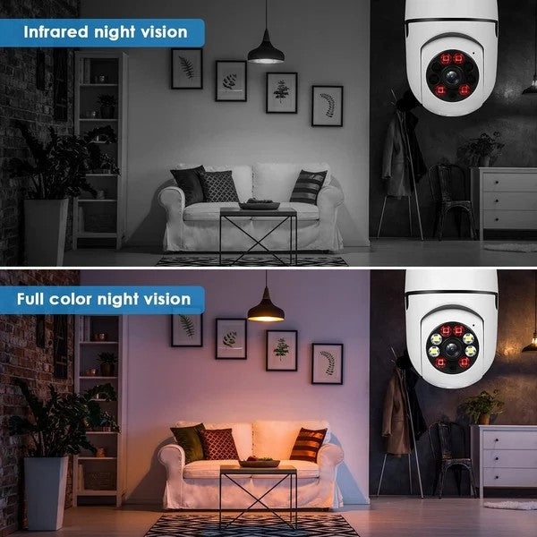 🎉Last day promotion🔥Wireless Wifi Light Bulb Camera Security Camera Premium