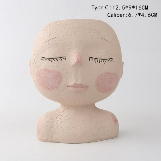 Figure Ornament Flower Garden