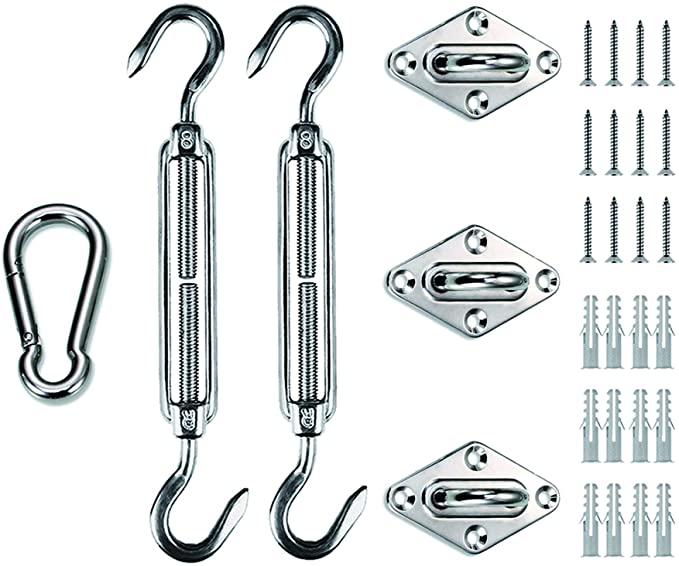 (đ„Last Day Flash Sale - 50% OFF) Shade sail Hardware Kit