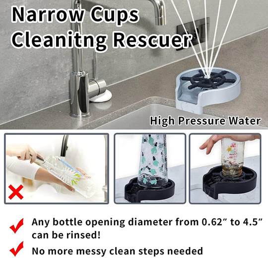 Delta Glass Rinser Automatic Cup Washer For Sink