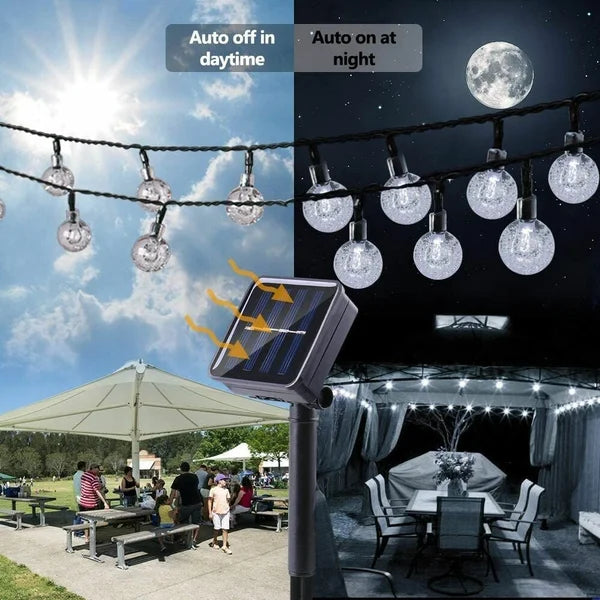 🔥Last Day Special Sale 49% OFF - Solar Powered LED Outdoor String Lights