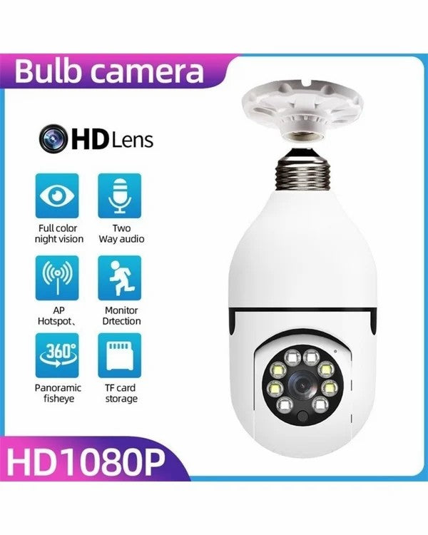 🎉Last day promotion🔥Wireless Wifi Light Bulb Camera Security Camera Premium