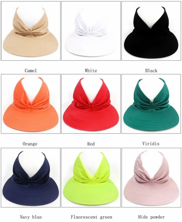 🔥Summer Hot Sale 49% OFF🔥Summer women's sun hat, women's anti-ultraviolet elastic top hat, ponytail hat, sun hat, beach hat
