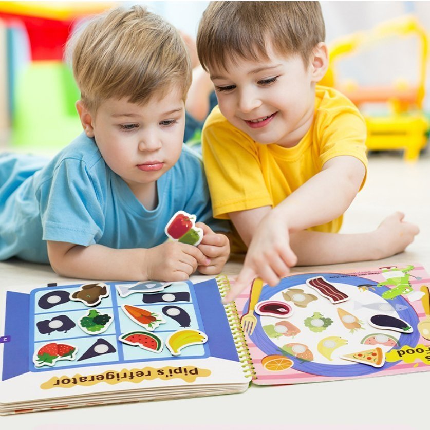 Montessori Busy Book for Kids to Develop Learning Skills