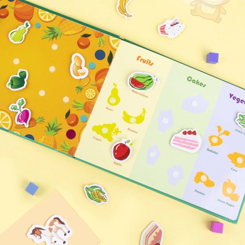 Montessori Busy Book for Kids to Develop Learning Skills