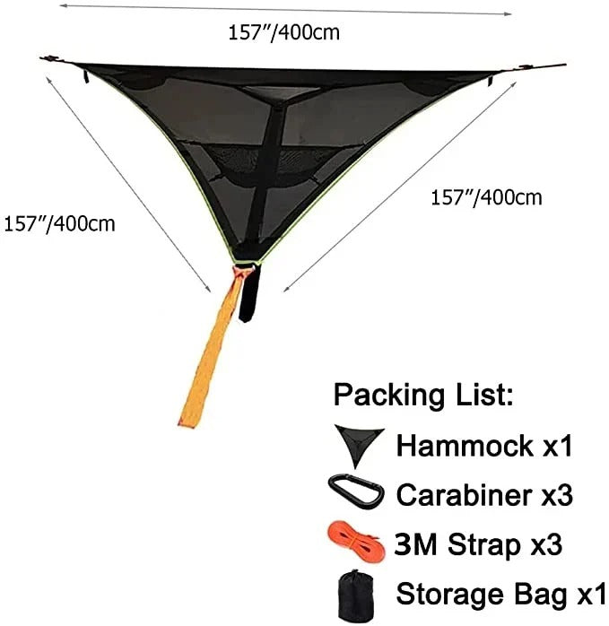 đ„Last Day Promotion 69% OFFđ„MULTI-PERSON HAMMOCK- PATENTED 3 POINT DESIGNđ„