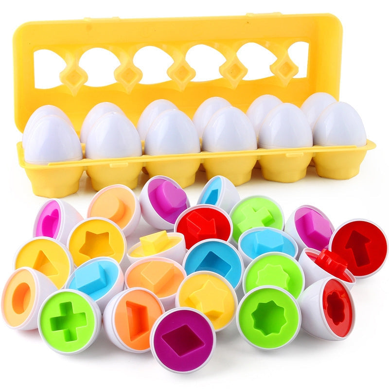 Montessori Educational Eggs (12 Eggs One Set)