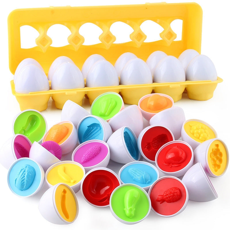 Montessori Educational Eggs (12 Eggs One Set)