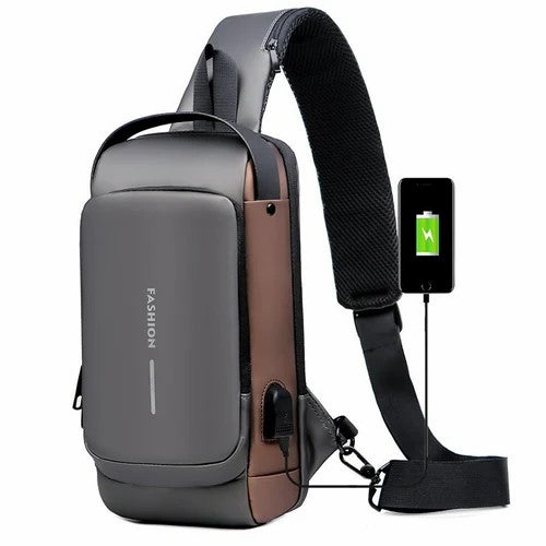 Sac à bandoulière antivol à bandoulière sport avec chargement USB (achetez-en 2, livraison gratuite)