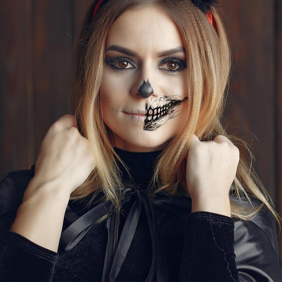 đ Halloween Streich Make-up TemporĂ€re TĂ€towierung