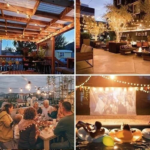 🔥Last Day Special Sale 49% OFF - Solar Powered LED Outdoor String Lights