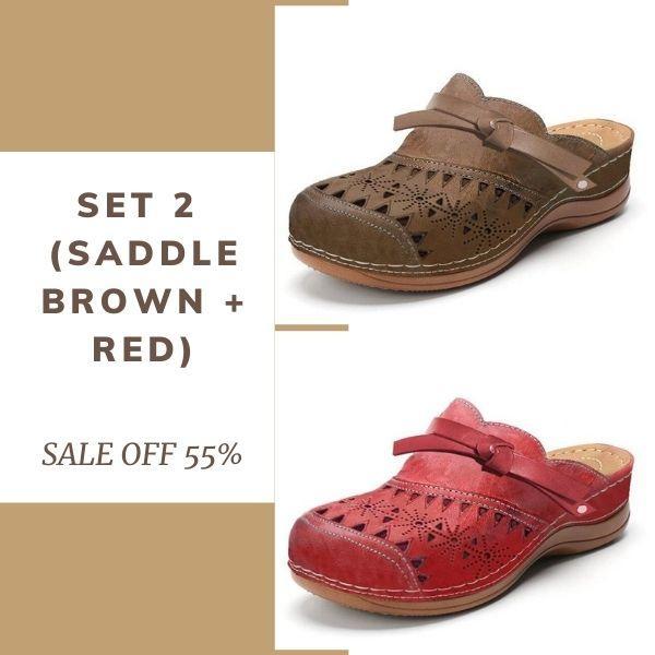 Limited Edition Women Orthopedic Hollow Carved Diabetic Walking Sandals