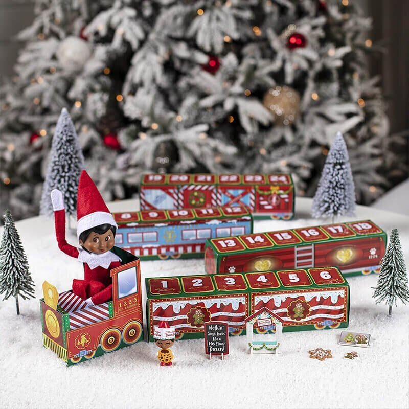 2021 New🔥🔥The Elf on the Shelf North Pole Advent Train