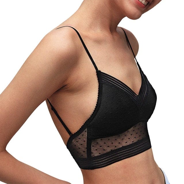 š„LAST DAY 50% OFF--Low Back Wireless Lifting Lace Bra