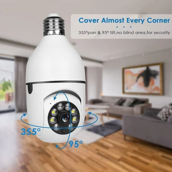 🎉Last day promotion🔥Wireless Wifi Light Bulb Camera Security Camera Premium