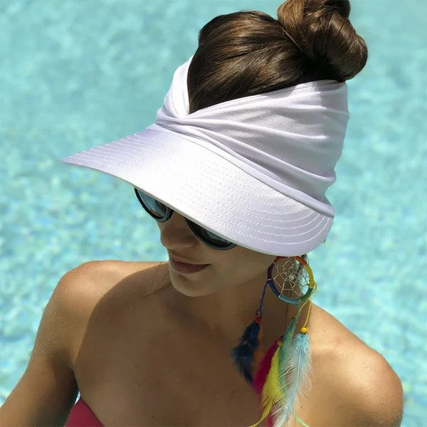 🔥Summer Hot Sale 49% OFF🔥Summer women's sun hat, women's anti-ultraviolet elastic top hat, ponytail hat, sun hat, beach hat