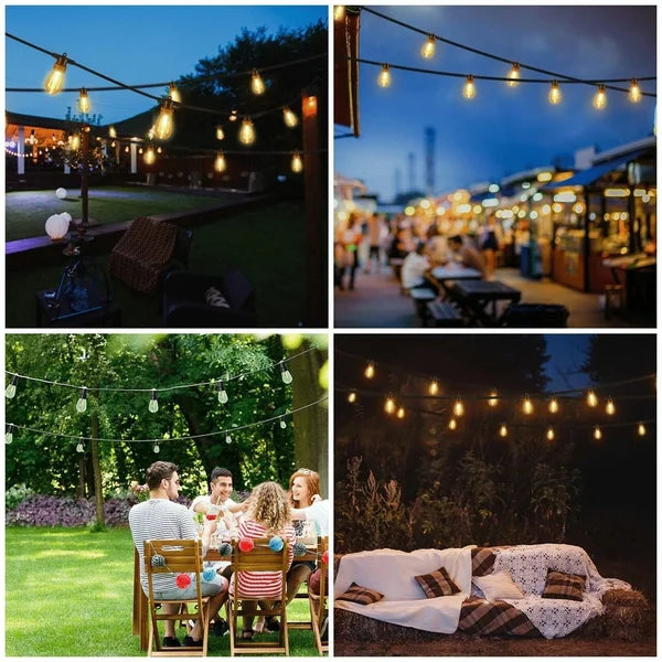 🔥Last Day Special Sale 49% OFF - Solar Powered LED Outdoor String Lights