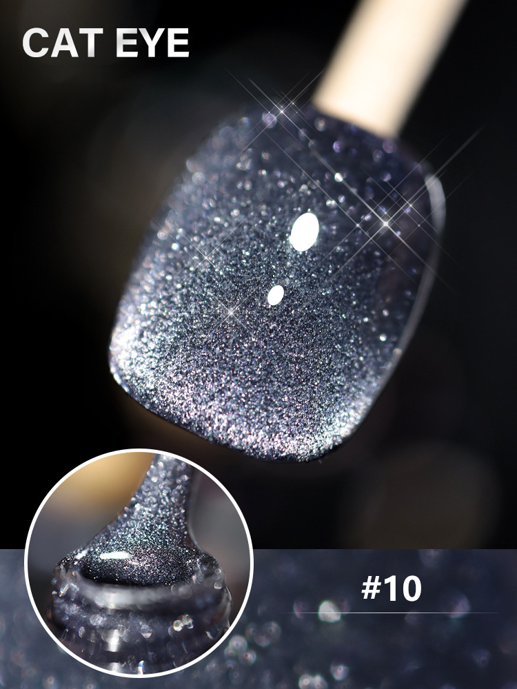 🔥🔥🔥HOT SALE NOW-Laser Diamond Cat Eye Nail Polish-Buy 3 Save 10%
