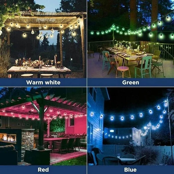 🔥Last Day Special Sale 49% OFF - Solar Powered LED Outdoor String Lights