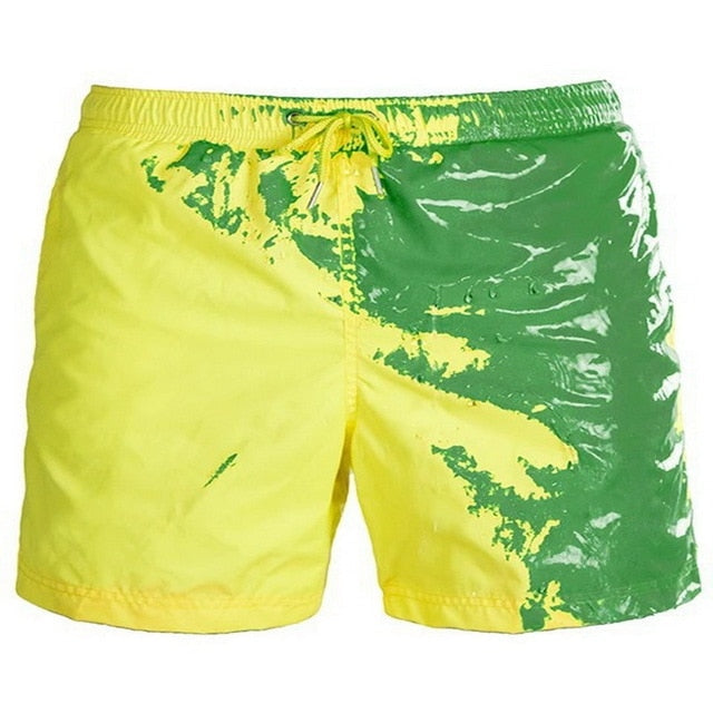 Amazing Color Changing Swim Trunks Swimwear