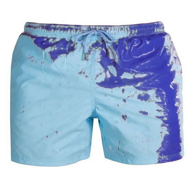 Amazing Color Changing Swim Trunks Swimwear