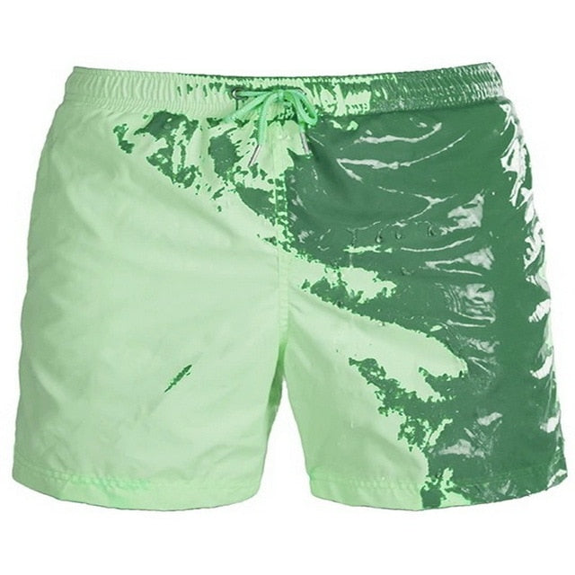 Amazing Color Changing Swim Trunks Swimwear