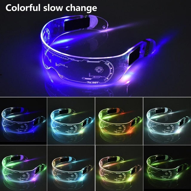 Colorful EL Luminous Glasses Led Light