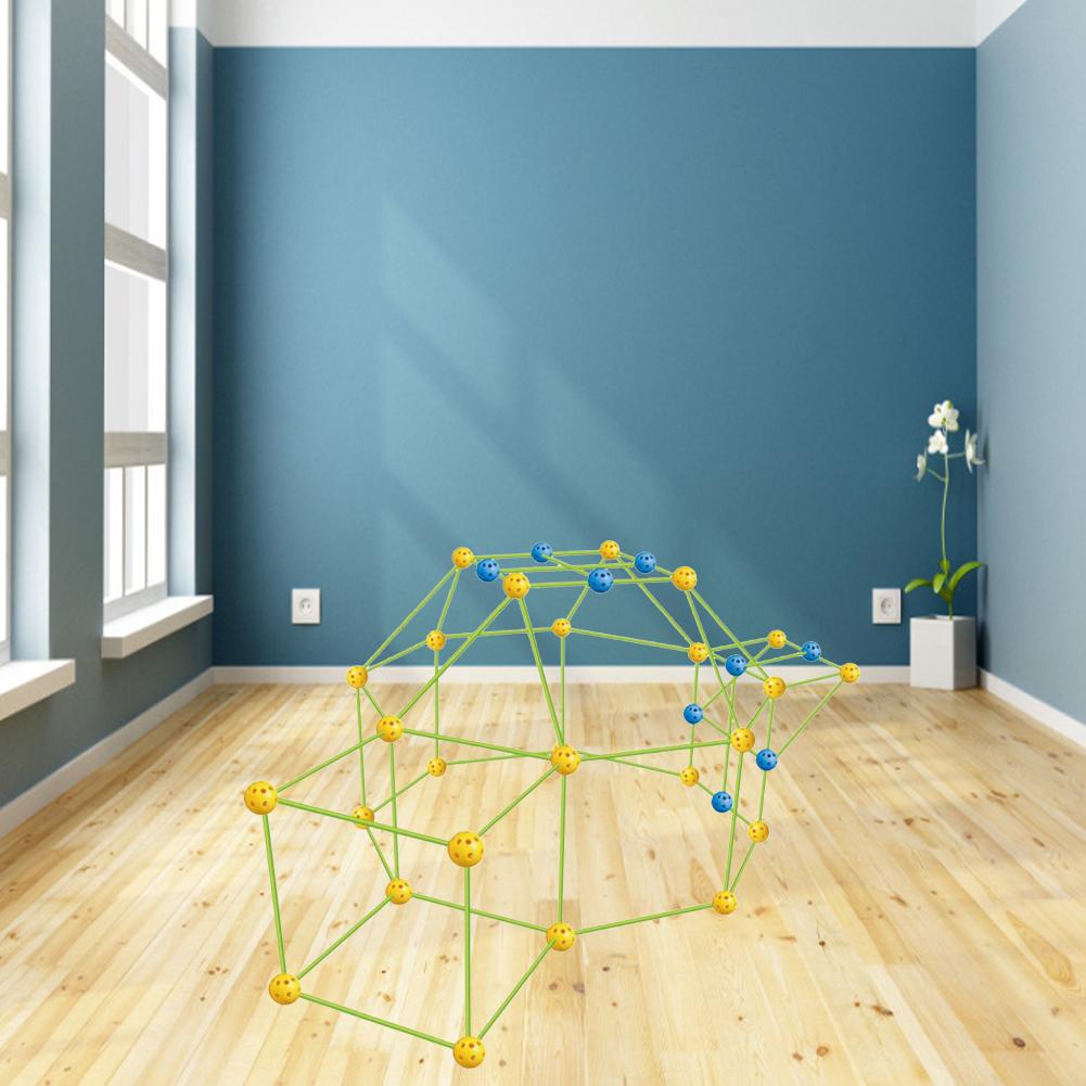 100 PCS FORT BUILDING KIT | INDOOR OUTDOOR MAKING FORTS | DIY FOR KIDS