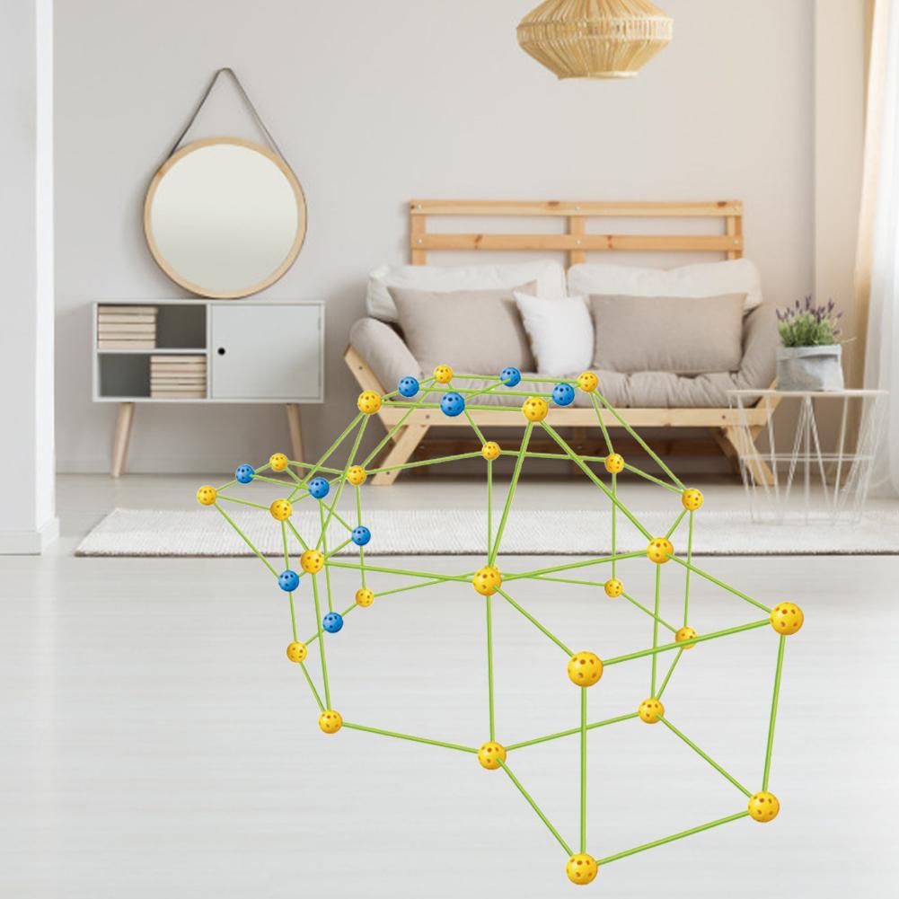 100 PCS FORT BUILDING KIT | INDOOR OUTDOOR MAKING FORTS | DIY FOR KIDS