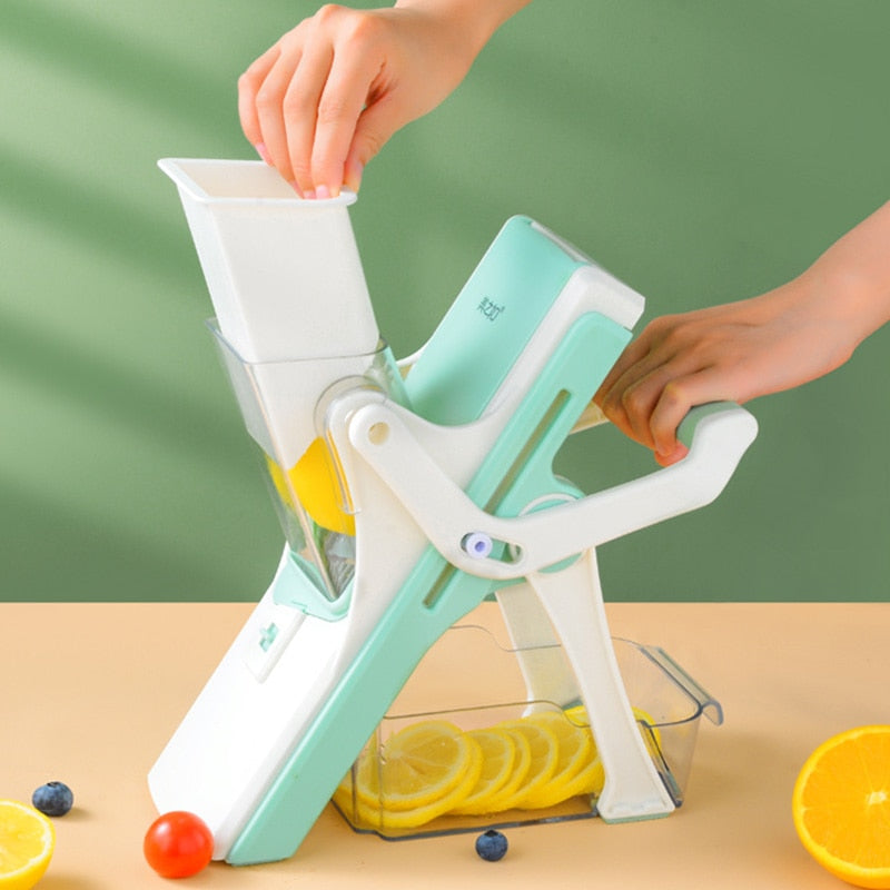 Multifunctional safe vegetable cutter