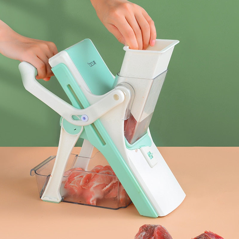 Multifunctional safe vegetable cutter