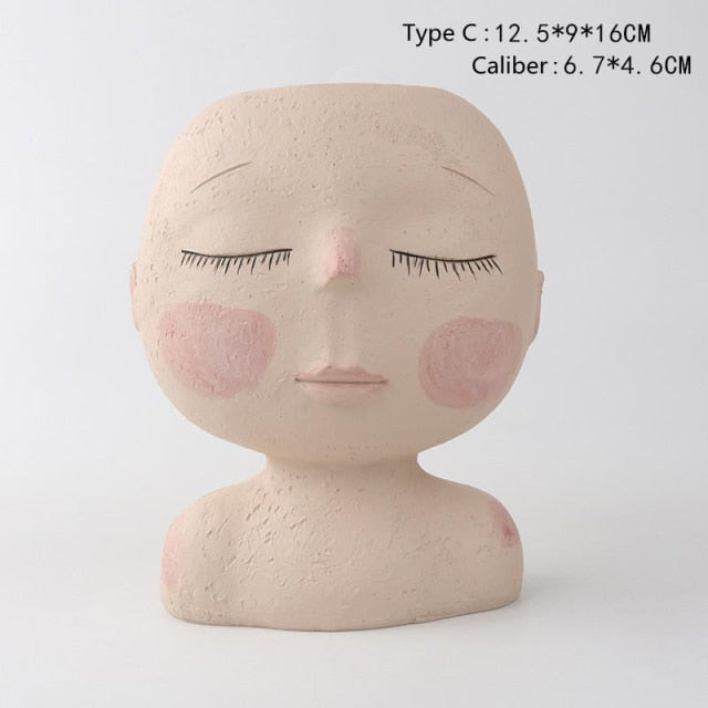 Figure Ornament Flower Garden