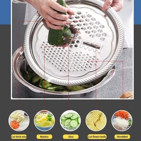 🎁 2025 New Year Sale 50% OFF 🔥 Germany Multifunctional Stainless Steel Basin