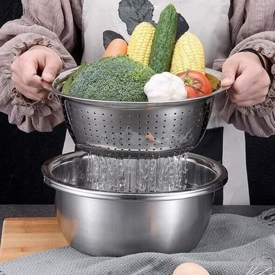 🎁 2025 New Year Sale 50% OFF 🔥 Germany Multifunctional Stainless Steel Basin