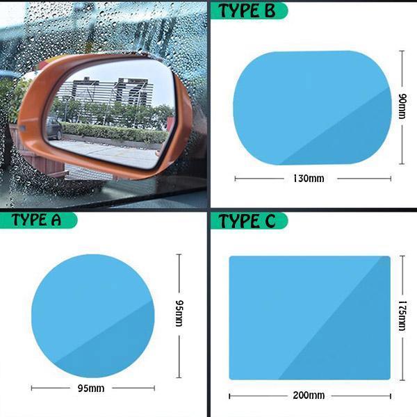 WATERPROOF FILM FOR CAR REAR VIEW MIRROR