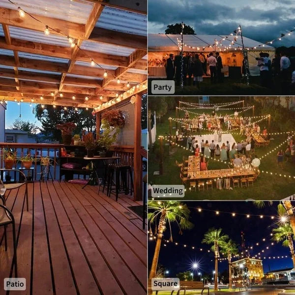 🔥Last Day Special Sale 49% OFF - Solar Powered LED Outdoor String Lights
