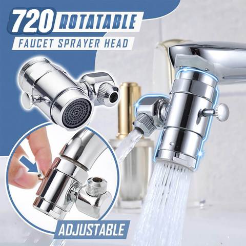 Drehbarer Wasserhahn-Sprühkopf