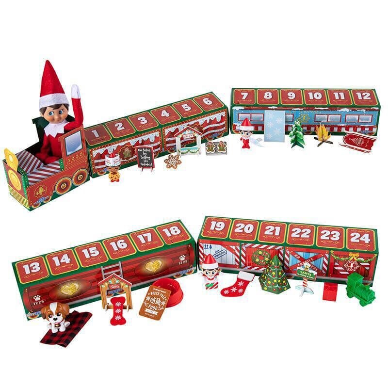 2021 Neu🔥🔥Der Elf im Regal Nordpol-Adventszug
