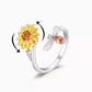 (🌹2022 Mother's Day Promotion 48% OFF)To My Daughter 👧 Sunflower Fidget Ring💕