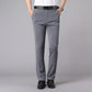 Pantalon de costume en soie glacée pour hommes