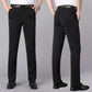 Pantalon de costume en soie glacée pour hommes