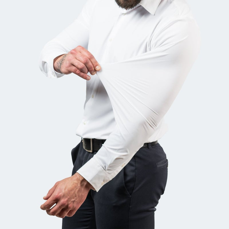 Anti-Falten-Hemd aus Stretch