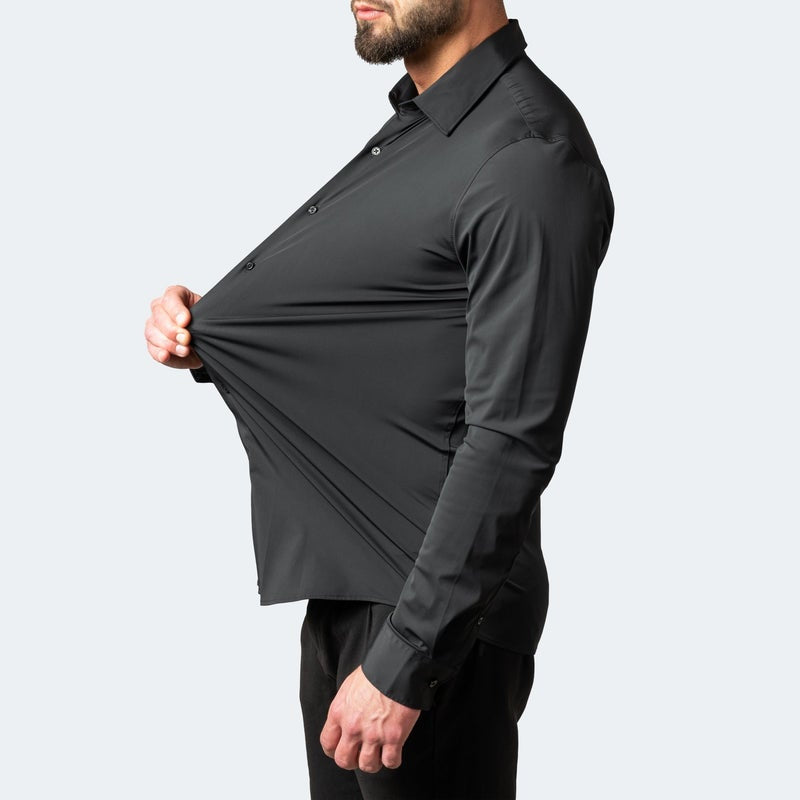 Anti-Falten-Hemd aus Stretch