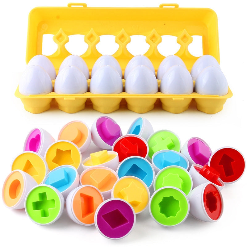 Oeufs éducatifs Montessori (12 œufs un ensemble) 