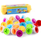 Oeufs éducatifs Montessori (12 œufs un ensemble) 
