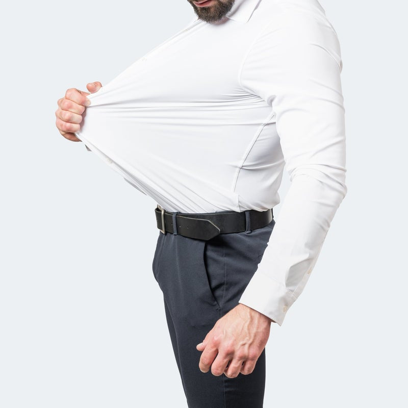 Anti-Falten-Hemd aus Stretch