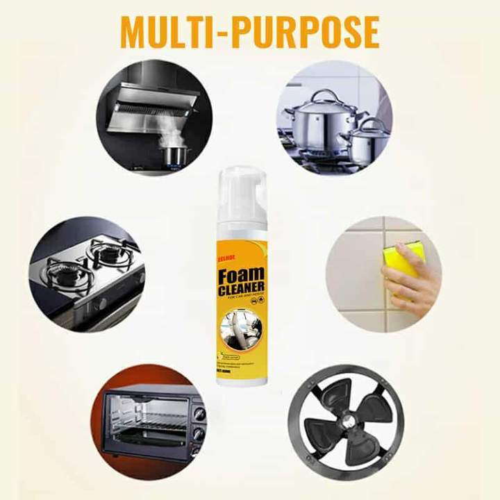Multi-purpose Foam Cleaner（ Free Sponge）