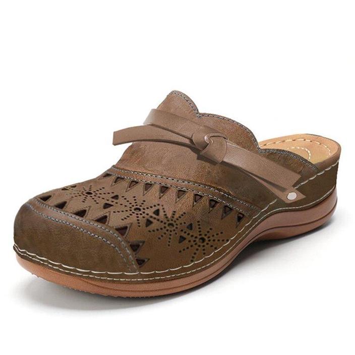 Limited Edition Women Orthopedic Hollow Carved Diabetic Walking Sandals